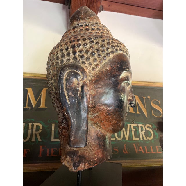 Early 20th Century Buddha on Stand For Sale In San Francisco - Image 6 of 13