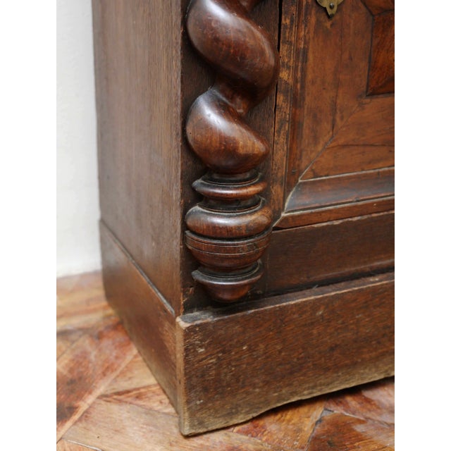 Wood 18th Century Baroque Chest of Drawers with Secretary For Sale - Image 7 of 10