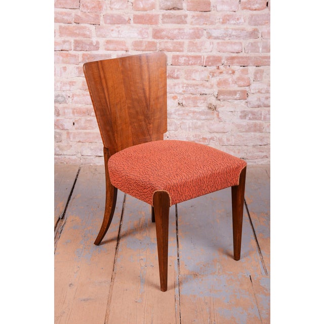 Brown Art Deco Walnut Chairs by J. Halabala for UP Zavody, Czech, 1940s, Set of 4 For Sale - Image 8 of 18