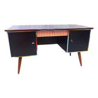 Vintage Colorful Desk, 1950s For Sale