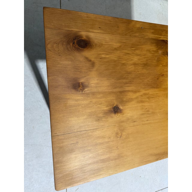 Antique Pine Table / Desk With Single Drawer From England For Sale - Image 9 of 18