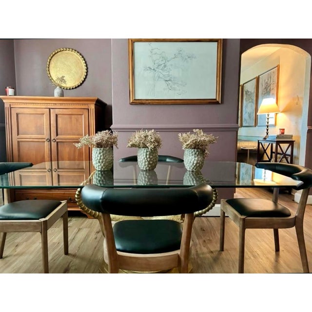 Metal 1970s Bronze and Zinc Antelope Consle Table Base For Sale - Image 7 of 8