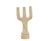 Art Deco Unglazed Terracotta Trident Sculpture | One of a Kind For Sale - Image 3 of 9