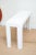 Vintage White Lacquered Wood Rectangle Console and or Sofa Table Restored, 80's For Sale - Image 9 of 11