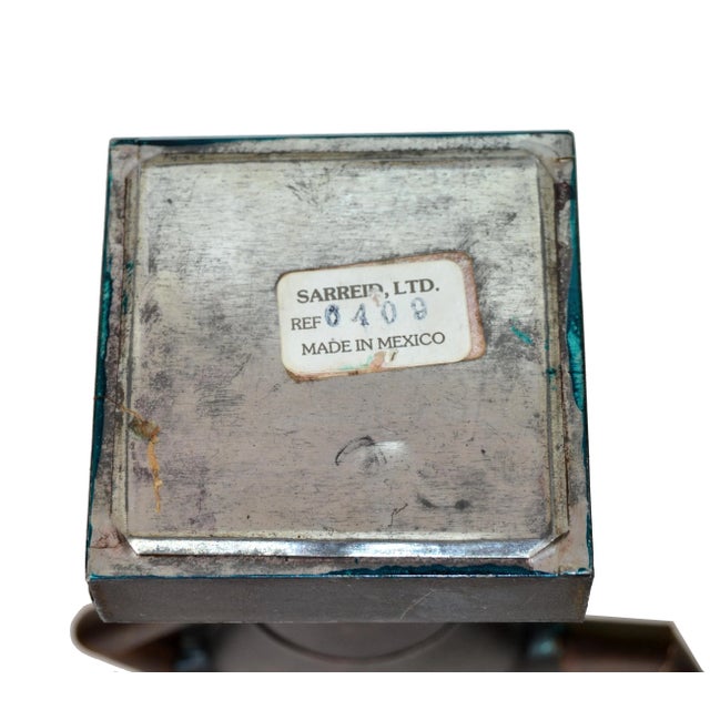 Set of 3 Sarreid Ltd Mexico Tin Metal Sports Player Team Mid-Century Modern For Sale - Image 9 of 12