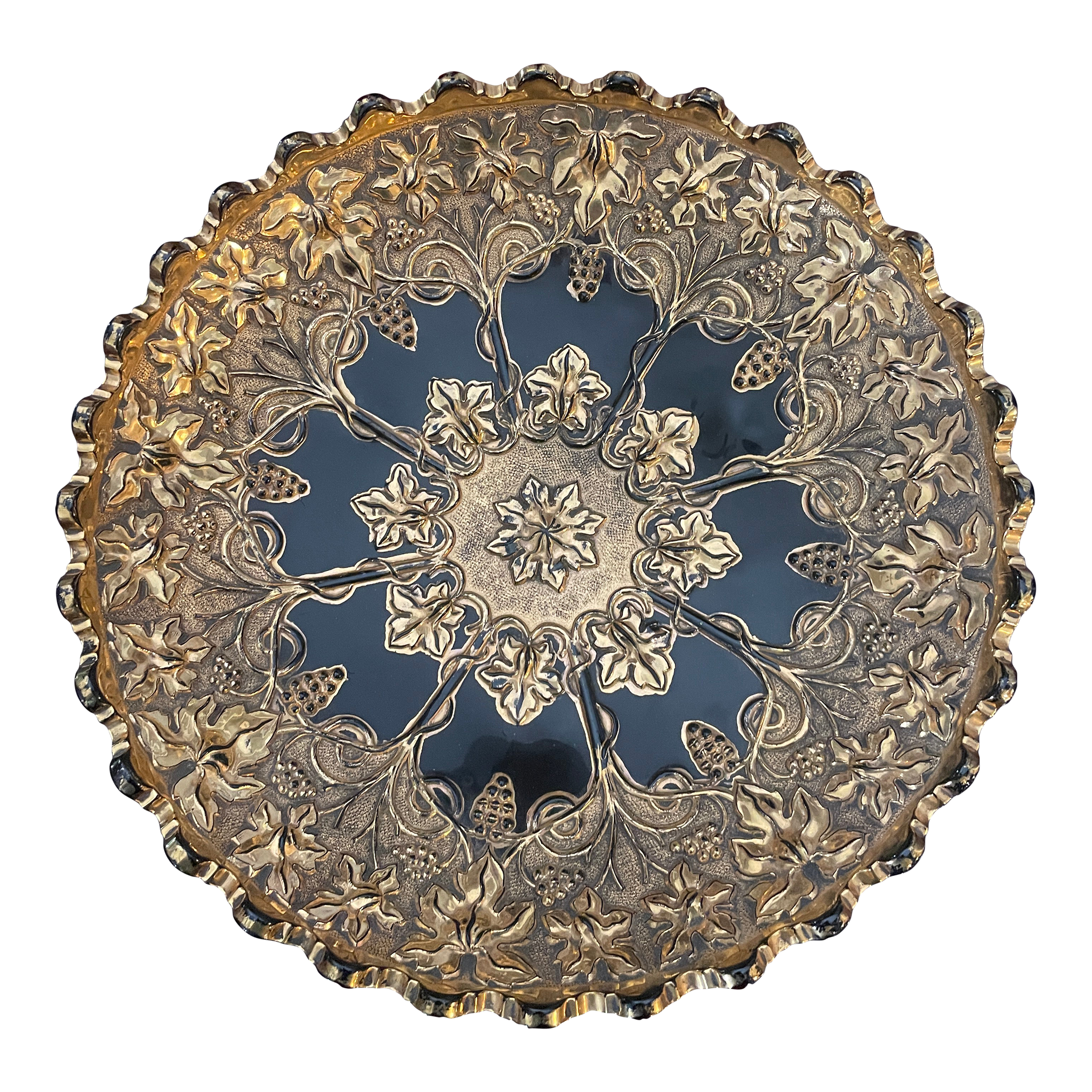 Early 20th Century Northwood Verre D'Or Carnival Glass — Grape