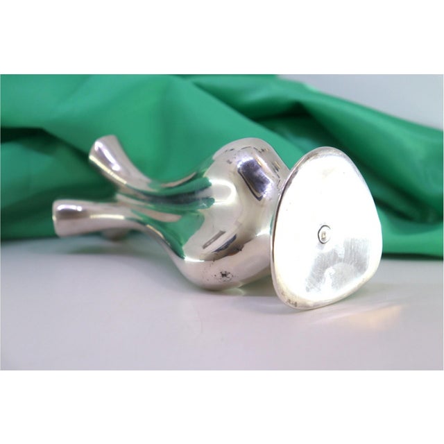 Smal Modernist Style Silver Jug For Sale - Image 5 of 7