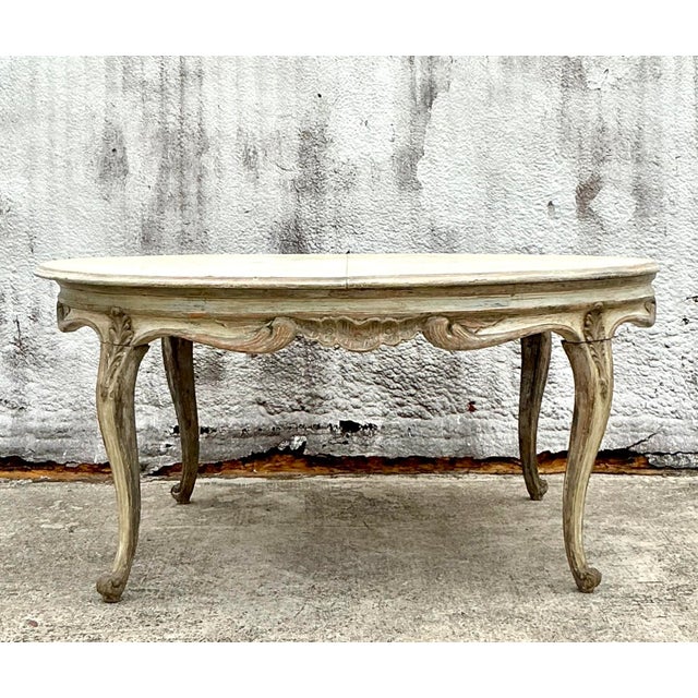 Vintage Patinated Baroque Dining Table For Sale - Image 10 of 12