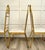 Set of 4 Hollywood Regency Gothic Revival Gilt Dining Chairs in Ivory Bouclé For Sale - Image 10 of 12