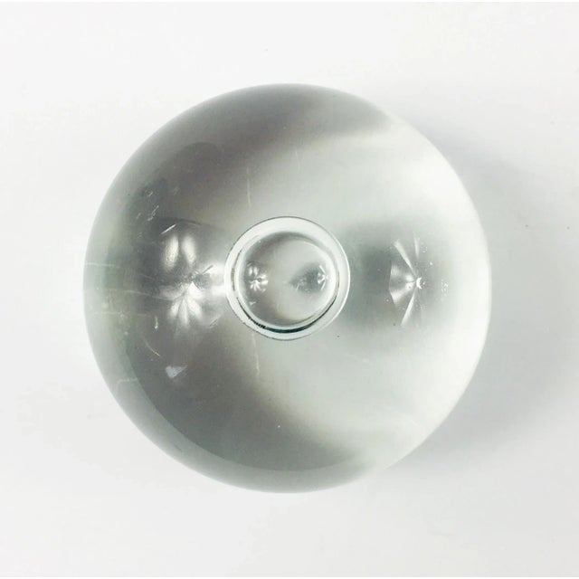 Transparent Murano Glass Paperweight by Alfredo Barbini, Italy, 1970s For Sale - Image 6 of 10