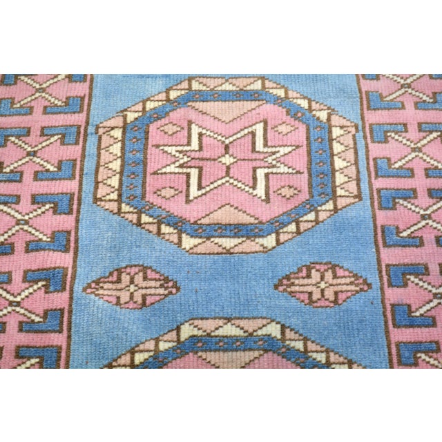 Turkish Vintage Turkish Anatolian Hand Knotted Wool Rug, 2'6"x3'8" For Sale - Image 3 of 4