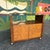 Late 20th Century Century Burl & Smoked Glass Rolling Bar For Sale - Image 5 of 14