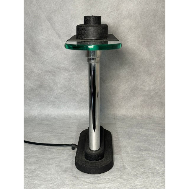 Metal Penta Desk Lamp attributed to Robert Sonneman for SMC Boxford, 1980s For Sale - Image 7 of 10