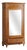 Antique Louis XVI Style Oak Mirrored Cabinet, 1900s For Sale