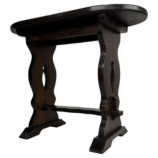 20th Century English Oak Side Table For Sale - Image 12 of 12