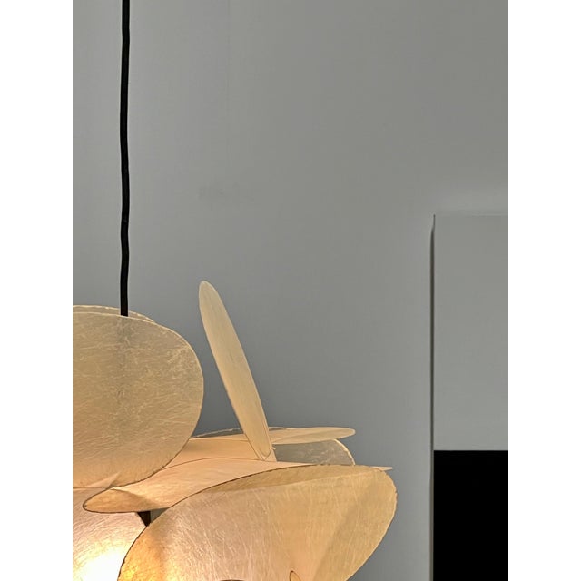 Fiberglass Plan Pendant Lamp by Enrico Botta for Sundown, 1968 For Sale - Image 4 of 8