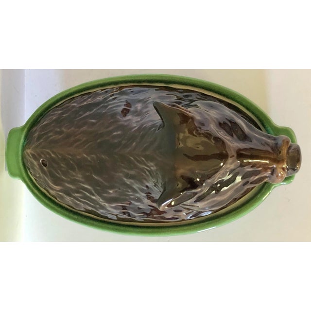 1970s French Boar Ceramic Tureen For Sale - Image 5 of 7