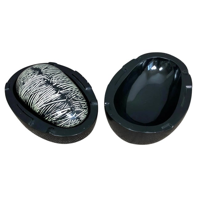 Lacquered Ceramic Sculpture by Emilio Scanavino, Italy, 1974 For Sale - Image 13 of 13