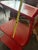 Vintage Chinoiserie Red Metal Etagere For Sale In Chicago - Image 6 of 12