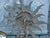Mid 20th Century Spanish Midcentury Gilt Metal Sunburst Light Fixture with Wavy Rays For Sale - Image 4 of 12