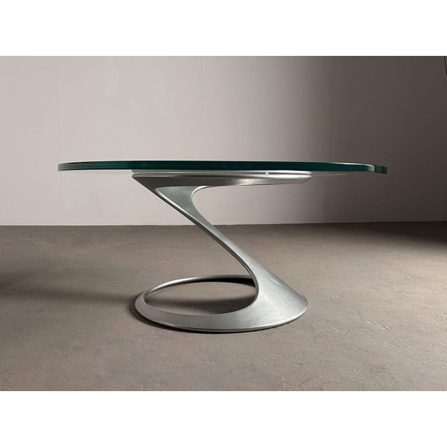 Silver Coffee Table by Knut Hesterberg for Ronald Schmidt, 1974 For Sale - Image 8 of 9