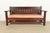 Stickley Brothers Style Antique Mission Oak Arts & Crafts Open Arm Settle Sofa, Circa 1910 For Sale - Image 14 of 14