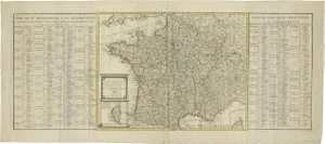 Antique Map of France by Covens & Son, 1790