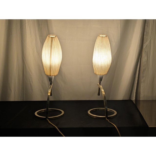 Brass Table Lamps, 1960s, Set of 2 For Sale - Image 6 of 8