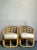 Wood Vintage Boho Bent Rattan Lounge Chairs - A Pair For Sale - Image 7 of 8