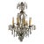 Late 19th Century Baccarat Style Louis XVI Crystal Cage Chandelier For Sale