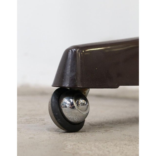 Wood Kastilia Trolley Coffee Table, 1970s For Sale - Image 7 of 10