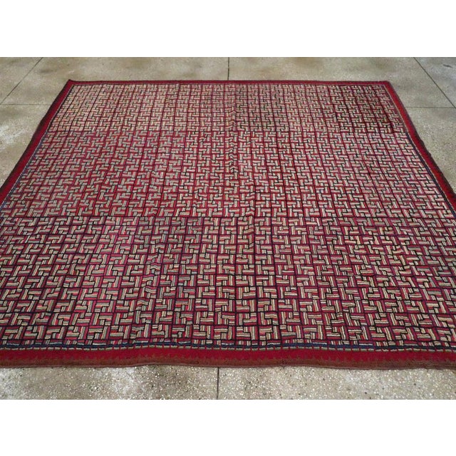 Textile Galerie Shabab Collection Mid-20th Century American Hook Rug For Sale - Image 7 of 11