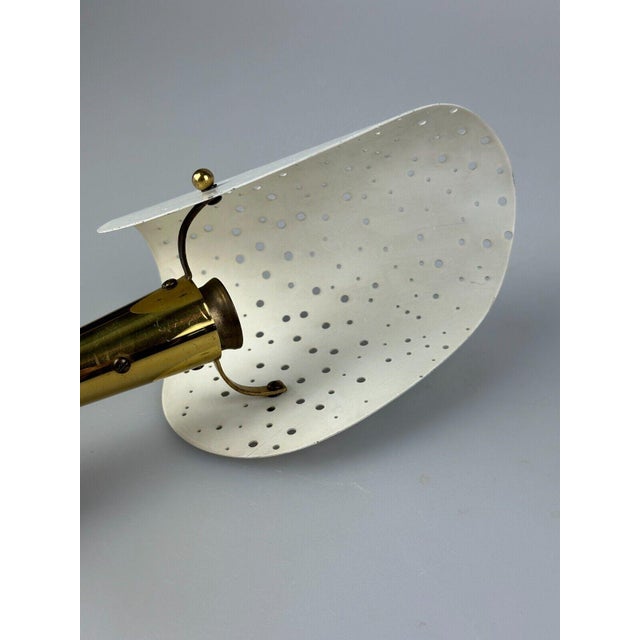 Wall Lamp Brass & Metal Design by Ernest Igl for Hillbrand, 1950s For Sale - Image 4 of 18