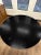 Rare Knoll Black Stained Oak and Steel Table For Sale - Image 4 of 8