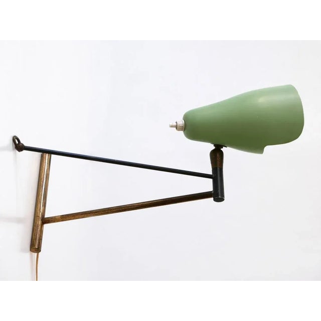 Mid-Century Modern Mid-Century Modern Stilnovo Adjustable Table or Wall Lamp, Italy, 1950s For Sale - Image 3 of 18