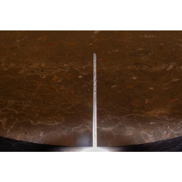 Baptis Silvestrin Freestanding Basin in Jurassic Fossil Stone by Nerinea For Sale - Image 4 of 7