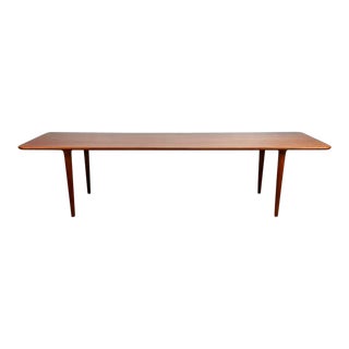 1960s Danish Modern Teak Coffee Table For Sale