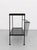 1950s Mid Century Modern Industrial Black Metal Magazine Stand / Side Table, C. 1960's For Sale - Image 5 of 11