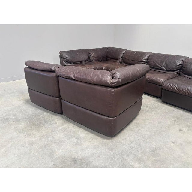 Large Modular Sofa from Rolf Benz, 1970s, Set of 7 For Sale - Image 13 of 18