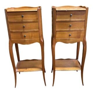 Louis Xv Style Bedside Tables, Set of 2 For Sale