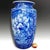 An imposing large-scale Japanese Arita porcelain vase dating to the Meiji period, decorated in finely executed underglaze...