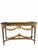 Neoclassical Vintage Neoclassical Style Hall Table With Faux Green Marble Top For Sale - Image 3 of 9