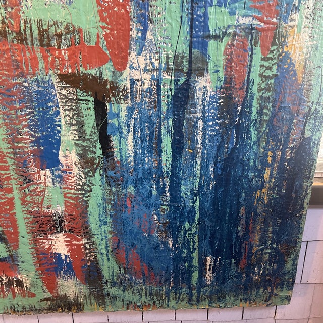 2020s Hello” by John Frates, Huge, McM, Abstract, Multi-Direction, Unframed Is 48x60x1 1/2 In., #1713, 2 Frame Choices Add $1,000. Obo, Plus Extra Shipping For Sale - Image 5 of 12