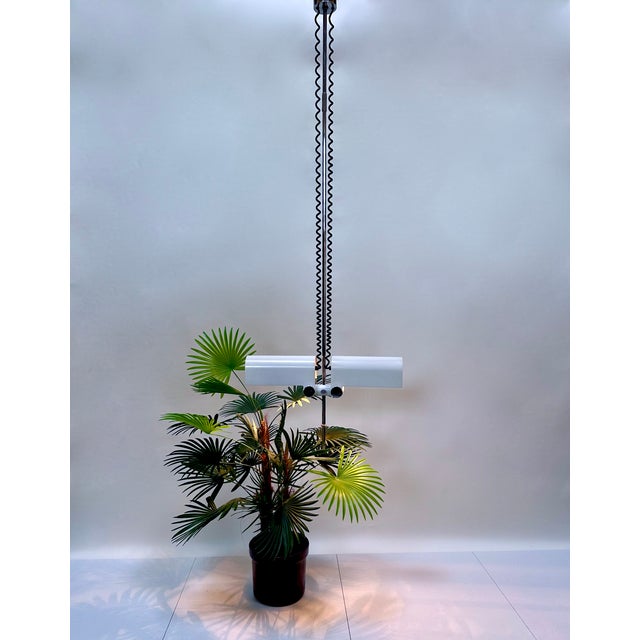 Black Large Multi-Adjustable Twin Hanging Lamp by Wilhelm Braun-Feldweg for Doria Leuchten, West-Germany 1960s For Sale - Image 8 of 18