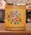 French Mid-Century French Hand-Painted Floral Tole Waste Basket For Sale - Image 3 of 12