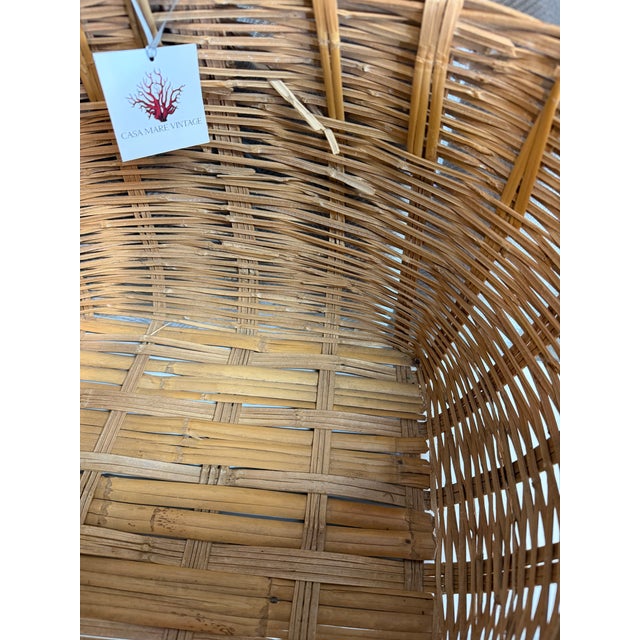 Farmhouse French Large Harvest Basket For Sale - Image 3 of 4