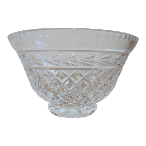 Late 20th Century Rogaska Slovenia Gallia Crystal Footed Dessert Bowl 6''