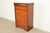 French Provincial Grange French Louis Philippe Solid Cherry Wood Highboy Dresser or Chest of Drawers For Sale - Image 3 of 14