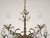 Offered for your consideration is an Antique 5 Light 5 Arm Overflowing Opulent Brass Cut Lead Crystal Chandelier. The...