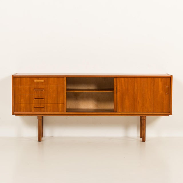 1960s Scandinavian Teak Sideboard in the style of Nils Jonsson, 1960s For Sale - Image 5 of 17